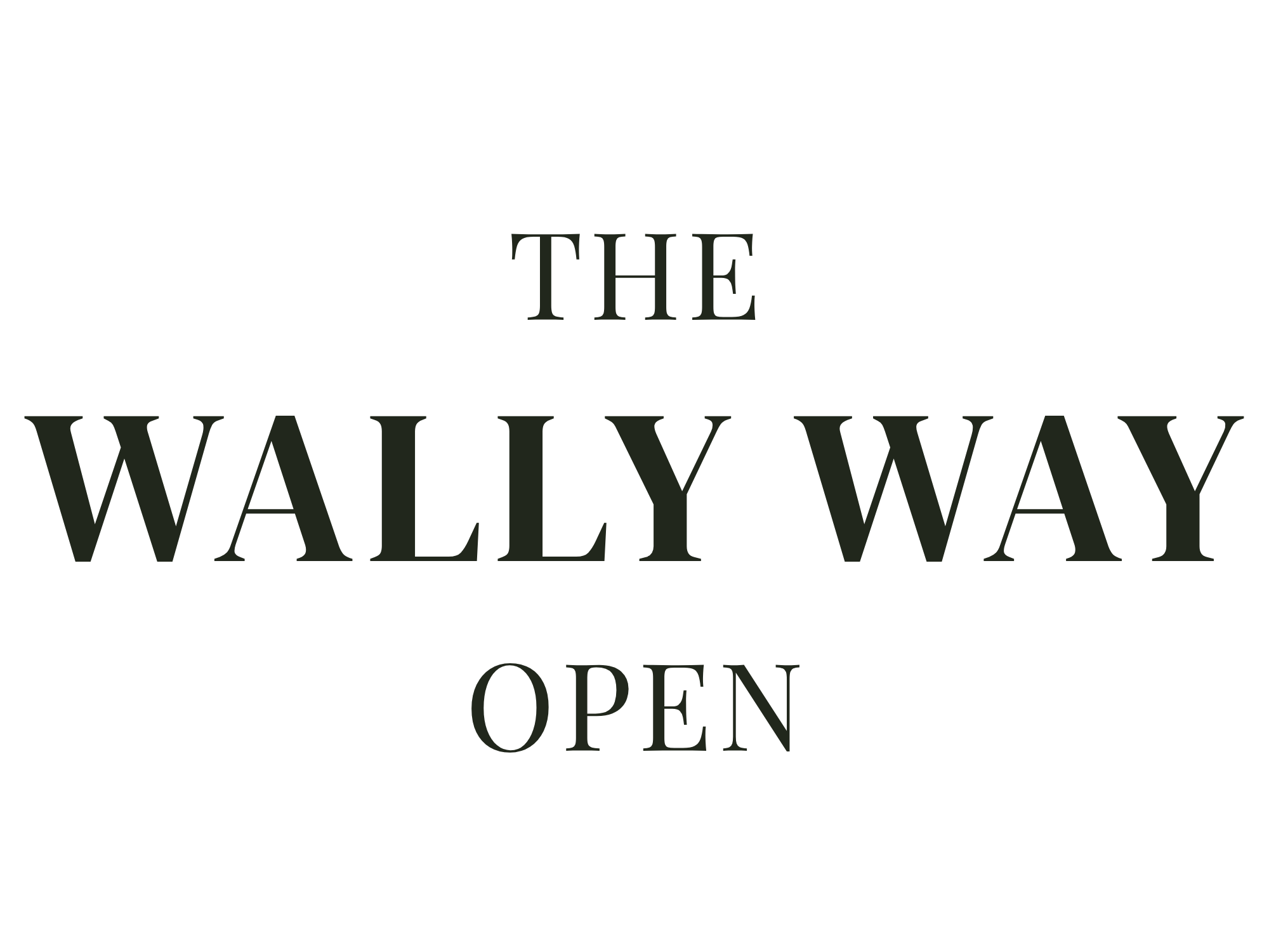 The Wally Way Open